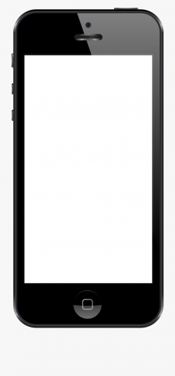 Iphone Clipart - Blank Phone Png , Transparent Cartoon, Free ...