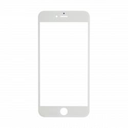 iPhone 6 Plus White Glass Lens Screen and Front Frame (Hot Glue ...