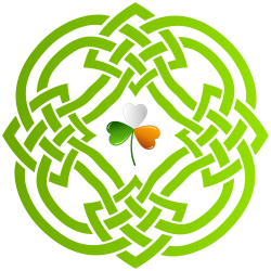 Celtic Knot and Irish Shamrock Transparent PNG Clip Art Image ...