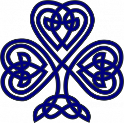 Free Image on Pixabay - Celtic, Shamrock, Blue, Irish, Navy ...