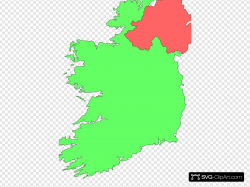 Ireland Contour Map Clip art, Icon and SVG - SVG Clipart