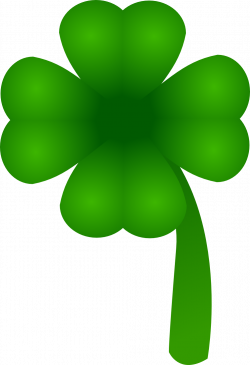 clipartist.net » Clip Art » saint pattys four leaf clover flower ...