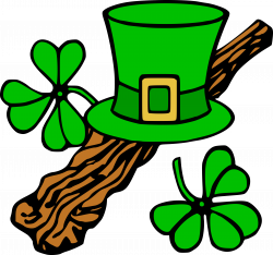 Hat and shillelagh (colour) Icons PNG - Free PNG and Icons Downloads