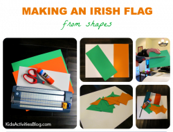 KIDS IRISH FLAG CRAFT {CELEBRATE ST. PATRICK'S DAY!} | Pinterest ...