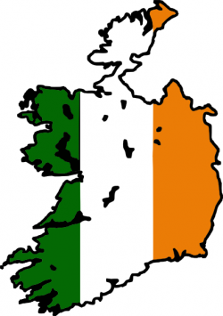Ireland Flag Map Clip Art at Clker.com - vector clip art ...