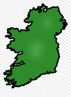 Irish Flag Clip Art Clipart - Map Of Ireland Clip Art - Png ...