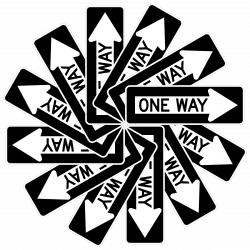 Clipart - One Way?