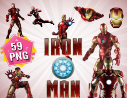 Ironman Clipart, Ironman PNG Files, Ironman Cartoon Character PNG, Ironman  Printable, Ironman Clipart Bundle, Instant Download