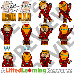 Clip Art - IRON MAN
