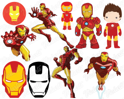 Iron Man Svg, IronMan Cutfiles: Svg, Dxf, Eps, Png files,Layered Iron Man  svg for Cricut, Silhouette cameo. Tony Stark silhouette vector