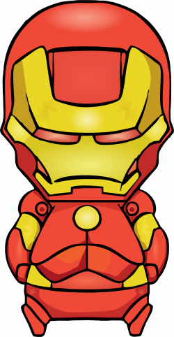 Mascote iron man desenho criado com base nas aulas do Curso mascote ...