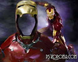 Psd templates for photoshop - Iron man. PSD file free ...