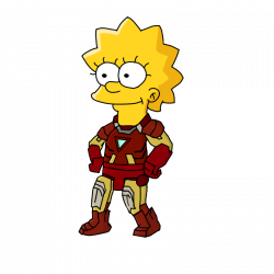 Lisa Simpson as Iron Man by Abixa on DeviantArt