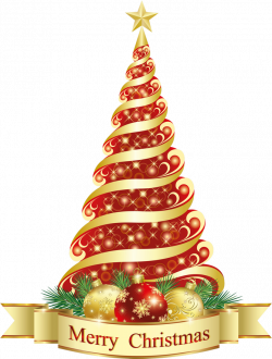 Merry Christmas Red Tree PNG Clipart | Gallery Yopriceville - High ...
