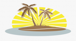 Date Palm Palm Trees Island Coconut - Palms Beach Clipart ...