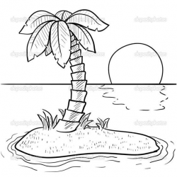 Island Coloring Pages | Tropical island coloring pages ...