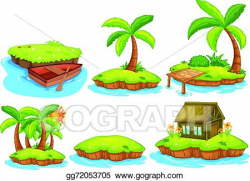 EPS Vector - Islands. Stock Clipart Illustration gg72053705 ...