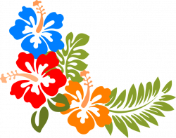 Island Flowers Clipart