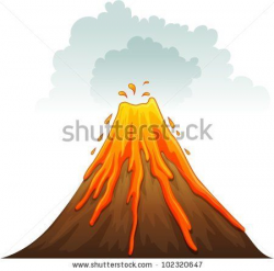island volcano cartoon - Google Search | ABC Ocean Book in ...