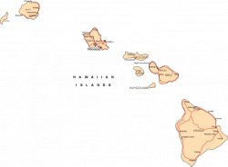 Hawaii on us map