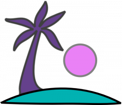 Palm In Purple Clip Art at Clker.com - vector clip art online ...