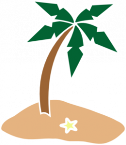 Palm Tree On Island Clip Art at Clker.com - vector clip art ...