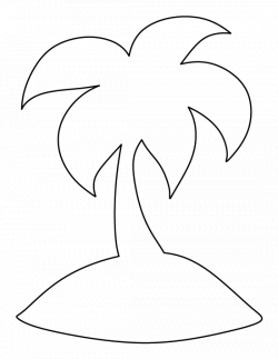 Island pattern. Use the printable outline for crafts, creating ...
