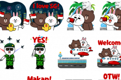 Line will launch animated Singapore sticker set to celebrate the ...