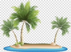 Palm trees , Palm Islands Tropical Islands Resort , Cartoon ...