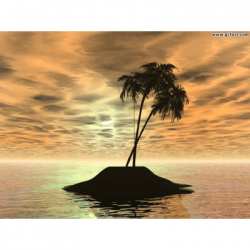 lone island wallpaper clipart. Royalty-free clipart # 178323