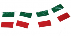 Italian Flag Bunting - Little Linguist - Clip Art Library