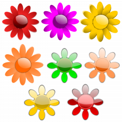 Clipart - Vector Flowers | Silhouettes & Such | Pinterest | Vector ...
