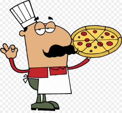 Cartoon Pizza Man PNG Pizza Italian Cuisine Clipart download ...