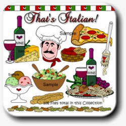 Italian Family Clipart - Italian Food Clip Art Free #8575 ...