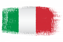 Italian Flag Brush Effect transparent PNG - StickPNG