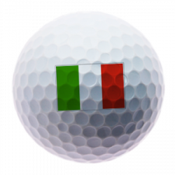 Italian Flag Flag Golf Balls