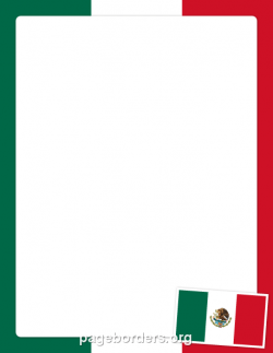 Mexican Flag Border: Clip Art, Page Border, and Vector ...