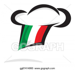 EPS Vector - Italian chef hat. Stock Clipart Illustration ...