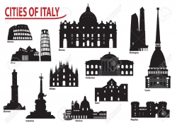 italian skyline - Google Search | Wall art | City vector ...