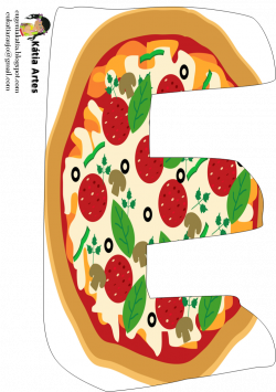 Alfabeto de pizza. | Oh my Alfabetos! | pizza party | Pinterest ...