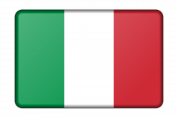 Clipart - Italy flag (bevelled)