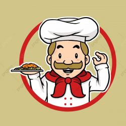 Italian Chef Mascot Logo, Chef, Mascot, Logo PNG and Vector ...