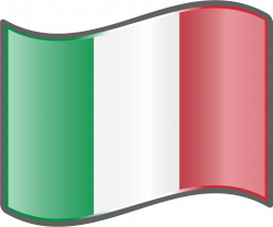 Italian Flag Wave - Flag Of Italy Clipart - Full Size ...