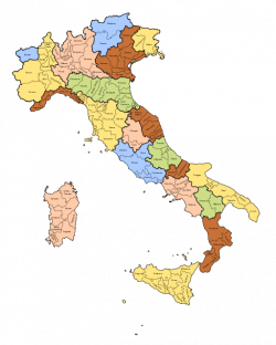 Historic changes to Italian provinces – The Italian South