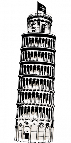 Italy, Pisa Italy Leaning Tower Landmark Emblem F #italy, #pisa ...