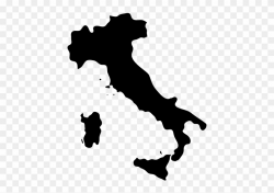 Simple Italy Map Clipart (#1784931) - PinClipart