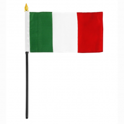 Italy flag 4 x 6 inch