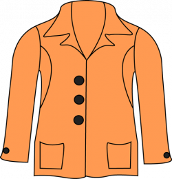 Orange Jacket Clipart