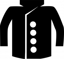 Coat With Buttons Svg Png Icon Free Download (#62355 ...