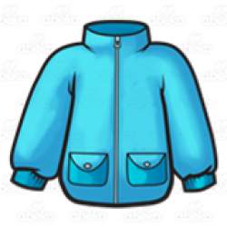 Blue Jacket, zipped up